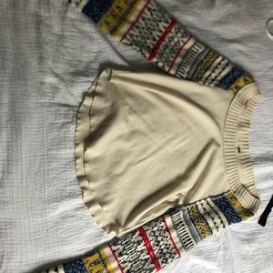 cream free people sweater